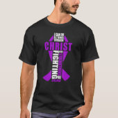 Epilepsy Christian I Can Do All Things Through Chr T-shirt (Voorkant)