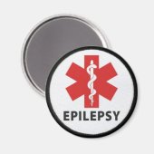 EPILEPSY FRIDGE MAGNET (Voorkant / Achterkant)