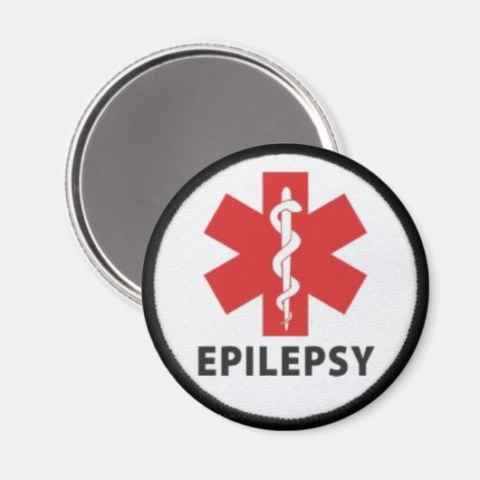 EPILEPSY FRIDGE MAGNET (Voorkant / Achterkant)