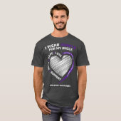 Epilepsy Gifts Products Cute Paarse oom T-shirt (Voorkant volledig)