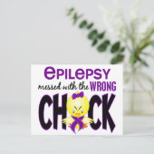 Epilepsy heeft de verkeerde meid briefkaart (Staand voorkant)