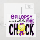 Epilepsy heeft de verkeerde meid briefkaart (Voorkant / Achterkant)