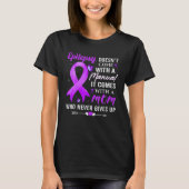 Epilepsy heeft geen handmatige bewustwording t-shirt (Voorkant)