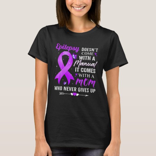 Epilepsy heeft geen handmatige bewustwording t-shirt (Voorkant)