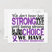 Epilepsy hoe sterk we zijn briefkaart (Voorkant / Achterkant)