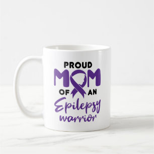 Epilepsy Mam Proud Mam van een Epilepsy Warrior Koffiemok