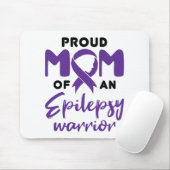 Epilepsy Mam Proud Mam van een Epilepsy Warrior Muismat (Met muis)