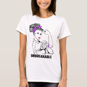 Epilepsy mama onbreekbaar - Bewustheid T-shirt
