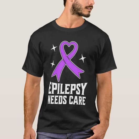 Epilepsy Needs Care T-shirt (Voorkant)