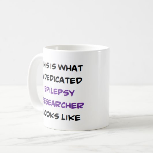 epilepsy researcher, dedicated koffiemok (Voorkant links)