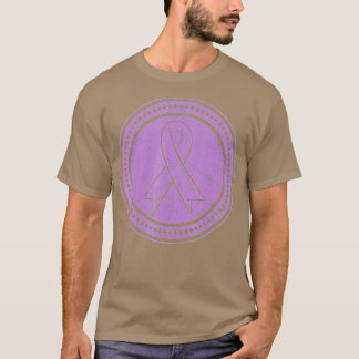 Epilepsy Ribbon Awareness Day Purple Supporter Gif T-shirt