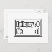 Epilepsy Scorebord Briefkaart (Voorkant / Achterkant)