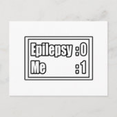 Epilepsy Scorebord Briefkaart (Voorkant)