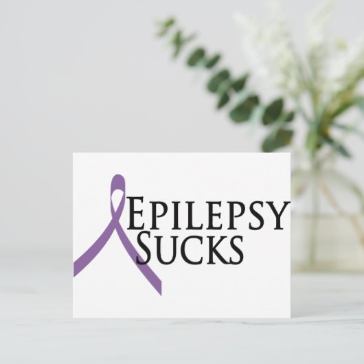 Epilepsy Sucks Briefkaart (Staand voorkant)