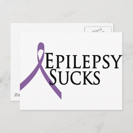 Epilepsy Sucks Briefkaart (Voorkant / Achterkant)