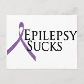 Epilepsy Sucks Briefkaart (Voorkant)