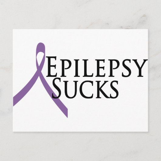 Epilepsy Sucks Briefkaart (Voorkant)
