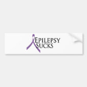 Epilepsy Sucks Bumpersticker (Voorkant)