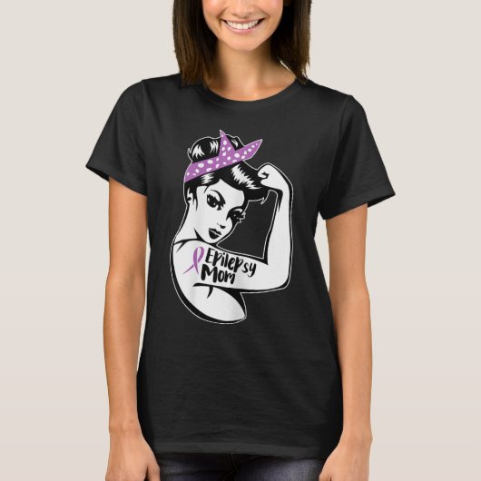 Epilepsy Support - Epileptic Awareness Epilepsy Mo T-shirt (Voorkant)