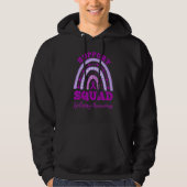 Epilepsy Support Squad Epilepsy Awareness Rainbow Hoodie (Voorkant)