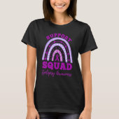 Epilepsy Support Squad Epilepsy Awareness Rainbow  T-shirt (Voorkant)