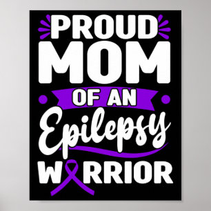 Epilepsy Support Warrior Epilepsy Awareness Montag Poster