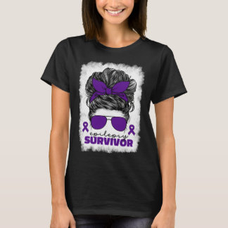 Epilepsy Survivor For Women Mom Purple Epilepsy Aw T-shirt