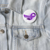 Epilepsy Survivor Ribbon Ronde Button 5,7 Cm (In situ)