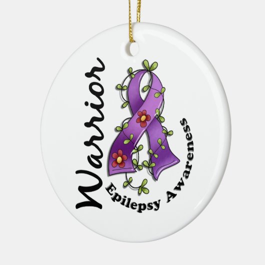 Epilepsy Warrior 15 Keramisch Ornament (Links)