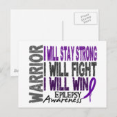Epilepsy Warrior Briefkaart (Voorkant / Achterkant)