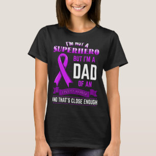 Epilepsy Warrior Epileptic Day Paars Ribbon Epile T-shirt