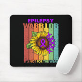 Epilepsy Warrior Het is niet voor het Weak Muismat (Met muis)