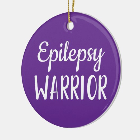 Epilepsy Warrior Keramisch Ornament (Links)