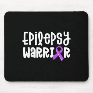 Epilepsy Warrior Kids Purple Ribbon Awareness Wom Muismat