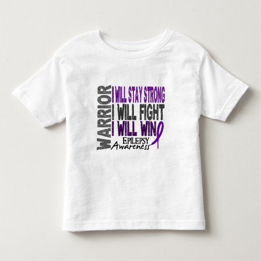 Epilepsy Warrior Kinder Shirts (Voorkant)