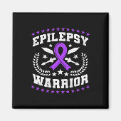 Epilepsy Warrior Magneet (Voorkant)