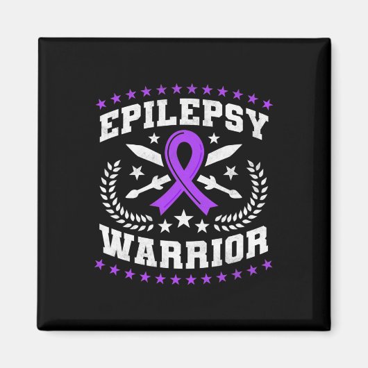 Epilepsy Warrior Magneet (Voorkant)