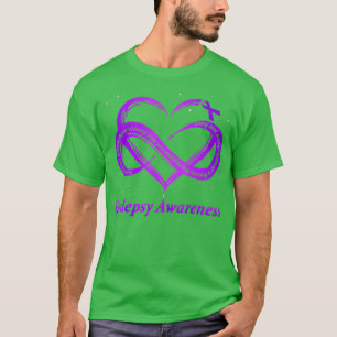 Epilepsy Warrior - Paarse Epilepsie Bewustheid T-shirt