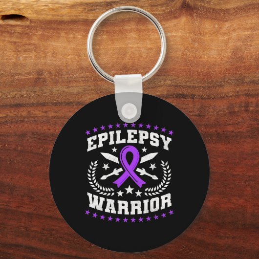 Epilepsy Warrior Sleutelhanger (Voorkant)