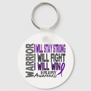 Epilepsy Warrior Sleutelhanger