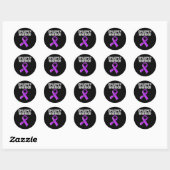 Epilepsy Warrior voor kinderen Ronde Sticker (Vel)