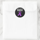 Epilepsy Warrior voor kinderen Ronde Sticker (Tas)