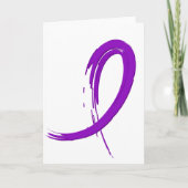 Epilepsy's Paarse lint A4 Kaart (Voorkant)