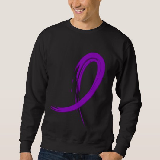 Epilepsy's Paarse lint A4 Trui (Voorkant)