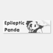 Epileptic Panda Bumpersticker (Voorkant)