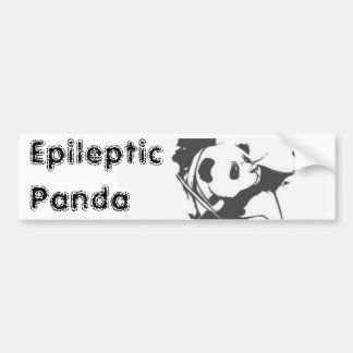 Epileptic Panda Bumpersticker