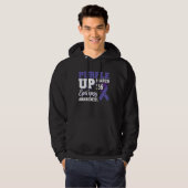 Epileptic Warrior & Purple Ribbon Epilepsy Awarene Hoodie (Voorkant volledig)