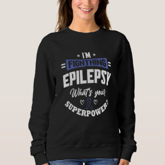Epileptische Krijger & Paarse Lint Epilepsiebewust Trui