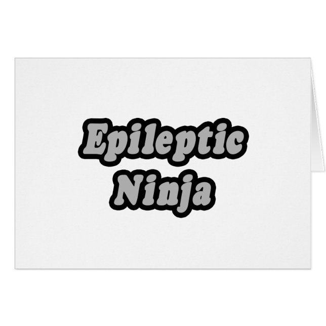 Epileptische ninja (Voorkant Horizontaal)