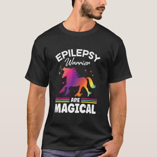 Epileptische warrior en Paarse ribbeneming Awarene T-shirt (Voorkant)